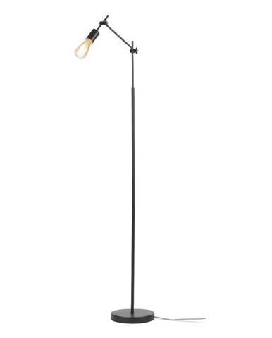 Čierna stojacia lampa s kovovým tienidlom (výška 170 cm) Sheffield – it&