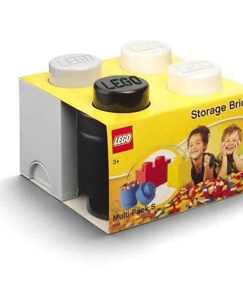 LEGO® Set 3 ks plastových úložných škatúľ na LEGO®, 25 x 25,2 x 18,1 cm