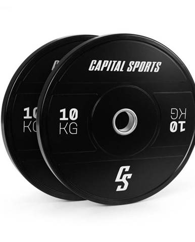 Capital Sports Elongate 2020, kotúče, 2 x 10 kg, tvrdá guma, 50,4 mm