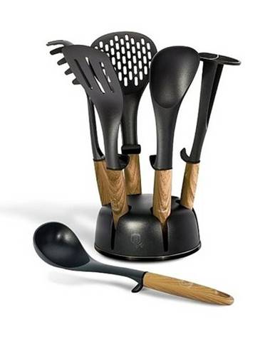 Berlinger Haus 7-dielna sada kuchynského náčinia v stojane Ebony Line Maple