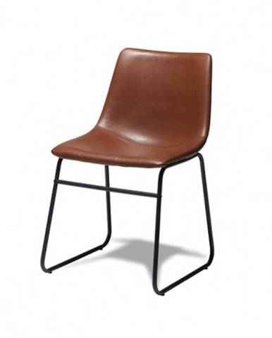 Jedálenská stolička Guaro hnedá, čierna