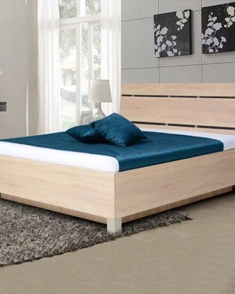 OKAY nábytok Drevená posteľ Zara 180x200, bardolino, ÚP