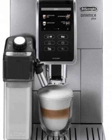 Plnoautomatický kávovar De'Longhi Dinamica Plus ECAM370.95.S + Dárek 4kg kávy Kimbo Juta bag