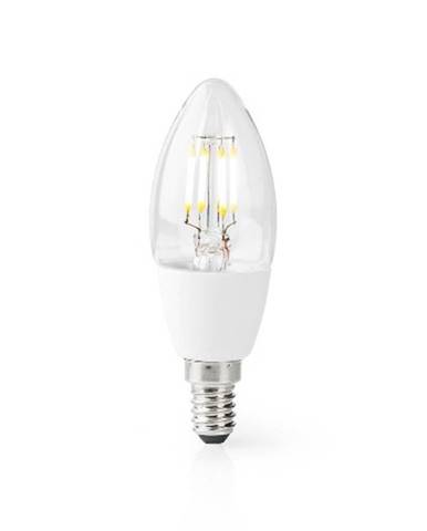 SMART LED žiarovka Nedis WIFILF10WTC37, E14, 5W, sviečka, biela
