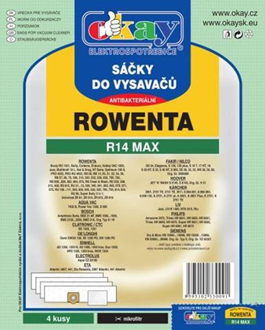 Vrecká do vysávača Rowenta R14 MAX, 8ks