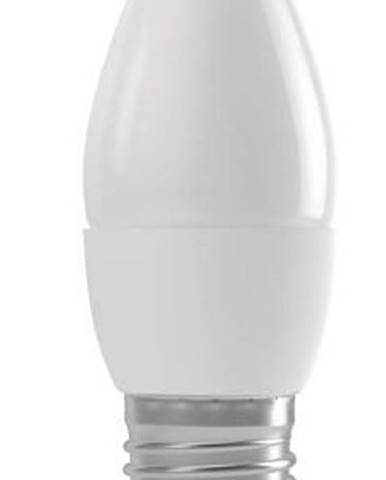 LED žiarovka Emos ZQ3110, E27, 4W, sviečka, matná, teplá biela