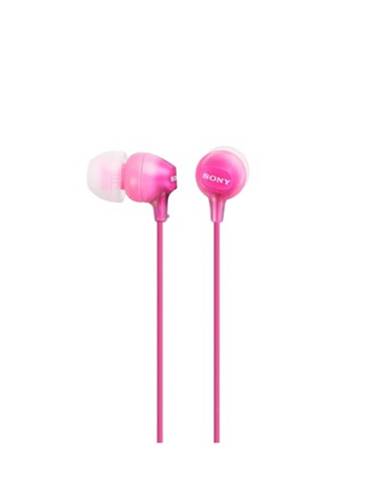Slúchadlá do uší Sony MDR-EX15AP, ružové