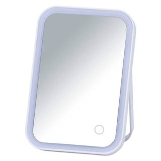 Biele kozmetické zrkadlo s LED podsvietením Wenko Arizona