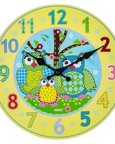 Nástenné hodiny Owl 30cm
