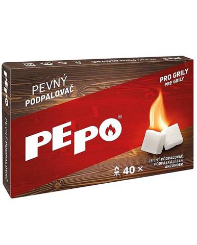 PE-PO pevný podpalovač krabička 40 ks