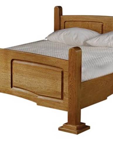 Kinga 160 rustikálna manželská posteľ drevo D3