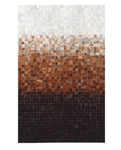 Typ 7 kožený koberec 170x240 cm vzor patchwork