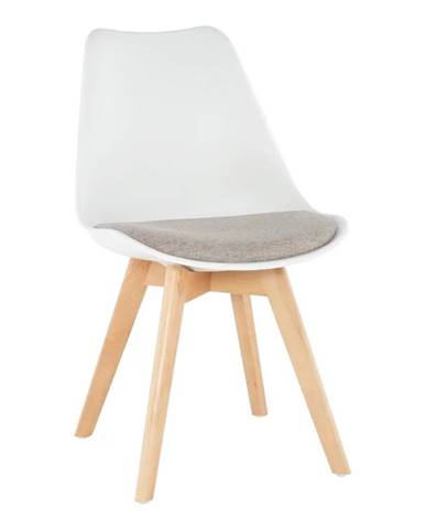 Damara jedálenská stolička biela
