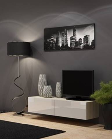 TV stolík na stenu Vigo 140 - dub sonoma