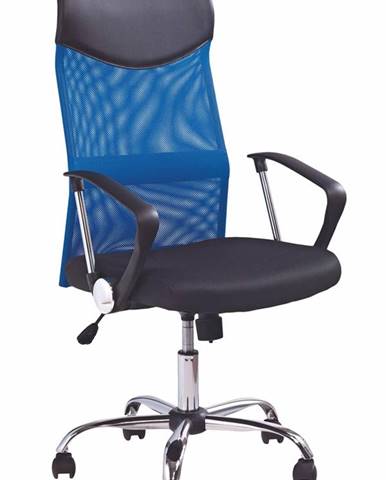 Vire kancelárska stolička s podrúčkami modrá
