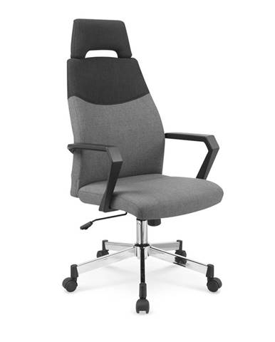 Olaf kancelárska stolička s podrúčkami sivá