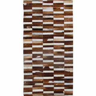 Kožený koberec Typ 5 69x140 cm - vzor patchwork