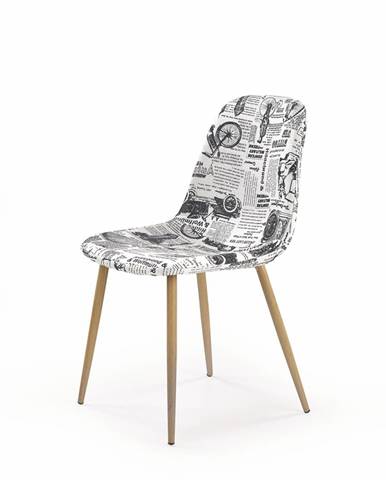 Jedálenská stolička K220 - vzor noviny