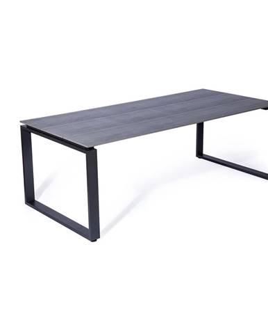 Sivý záhradný stôl pre 8 osôb Bonami Selection Strong, 210 x 100 cm