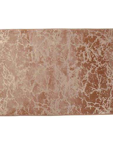 Moderný koberec béžová/zlatý vzor 140x200 RAKEL