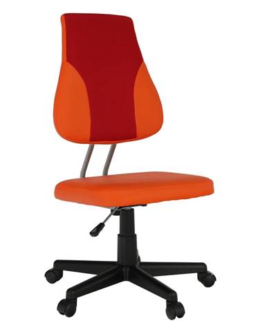 Otočná rastúca stolička oranžová/červená RANDAL poškodený tovar