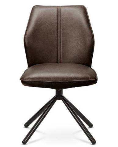Jedálenská stolička FABIANA hnedá/čierna