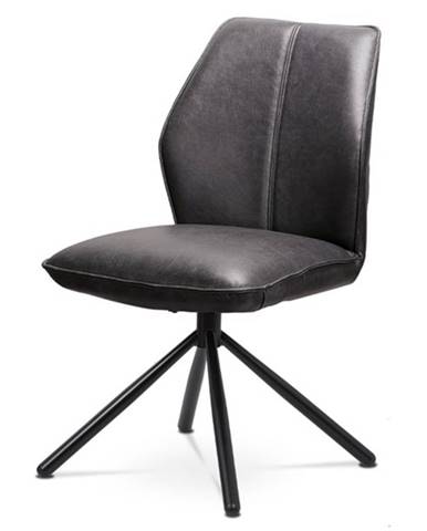 Jedálenská stolička FABIANA sivá/čierna