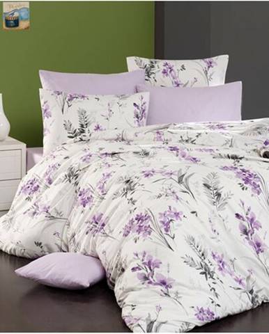 BedTex Bavlnené obliečky Nesta smotanová, mix farieb, 220 x 200 cm, 2 ks 70 x 90 cm