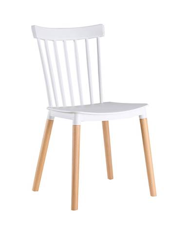 Jedálenská stolička BETA biela
