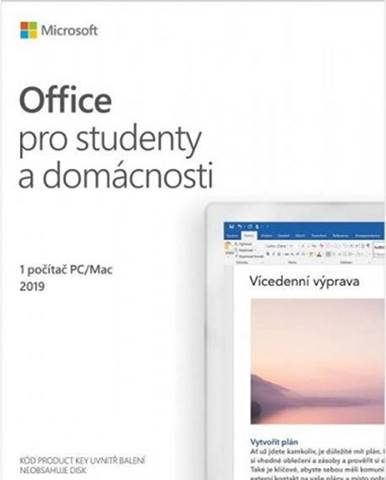 Microsoft Office 2019 pre študentov a domácnosti CZ