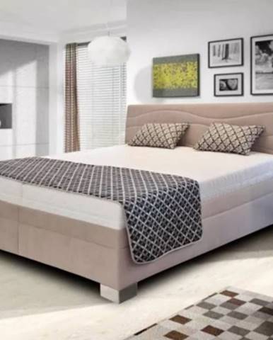 Čalúnená posteľ Windsor 200x200 vrátane pol.roštu, bez matracov
