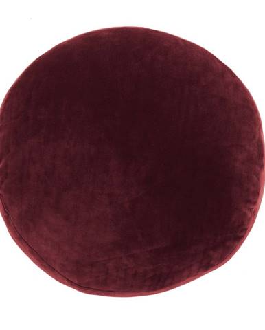 Červený dekoratívny vankúš z mikrovlákna Tiseco Home Studio Marshmallow, ø 40 cm