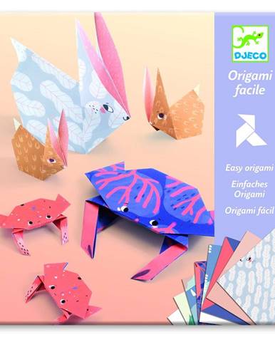 Súprava 24 origami papierov s návodom Djeco Family