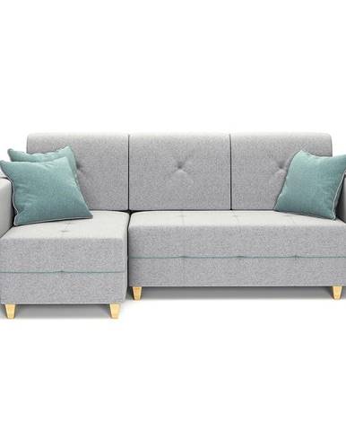 Rohová sedacia súprava Grey L Enzo 162+Enzo 154 dr narural J.SZ