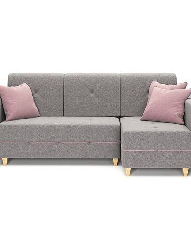 Rohová sedacia súprava Grey P Enzo 161+Enzo 152 dr narural C.SZ