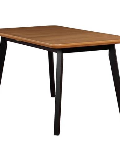 Stôl ST41 140X80+40 dub wotan/cierny
