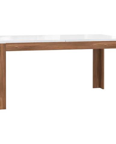 Stôl SAINT TROPEZ dub sangallo/biela lesk