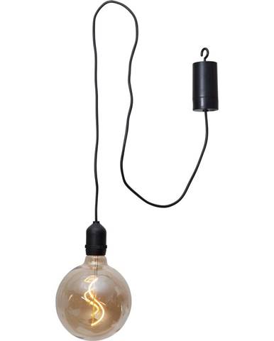 Hnedá vonkajšia svetelná LED dekorácia Star Trading Glassball, dĺžka 1 m