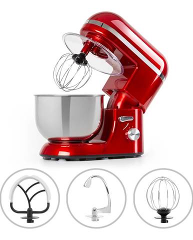 Klarstein Bella Elegance, kuchynský robot, 2000 W, 1,7 HP, 6 stupňov, 5 litrov, červený