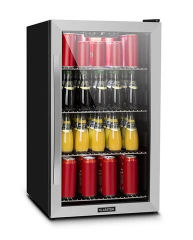 Klarstein Beersafe 4XL, chladnička, na nápoje, 124l, 0-10°C, sklo, A+, nerezová oceľ