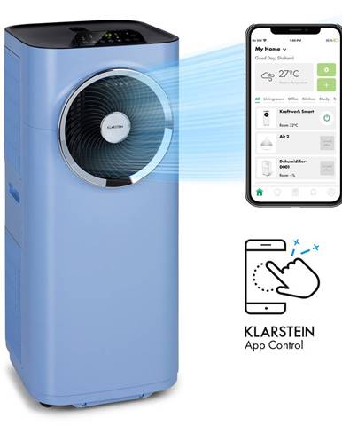 Klarstein Kraftwerk Smart 10K, mobilná klimatizácia, 3 v 1, 10 000 BTU, ovládanie cez aplikáciu, diaľkový ovládač