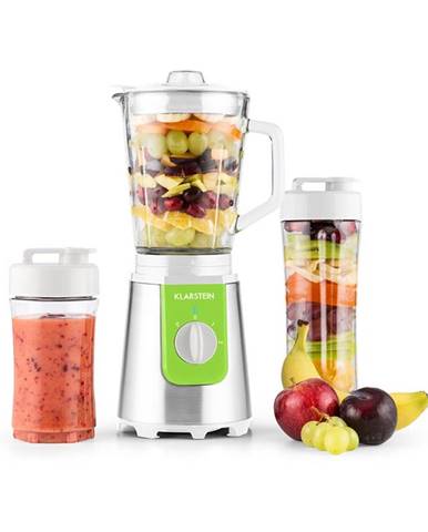 Klarstein Shiva, 350 W, zelená, stojaci mixér, mini smoothiemaker, 0,8l, bez PBA