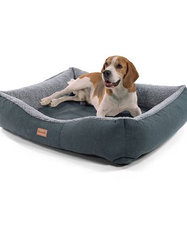 Brunolie Emma, pelech pre psa, kôš pre psa, možnosť prania, protišmykový, priedušný, obojstranný matrac, vankúš, veľkosť M (80 × 20 × 70 cm)