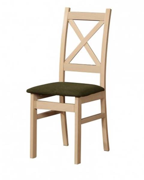 OKAY nábytok Jedálenská stolička Kasper dub sonoma, hnedá