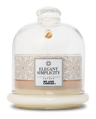 Sviečka zo sójového vosku We Love Candles Elegant Simplicity, doba horenia 72 hodín We Love Candles