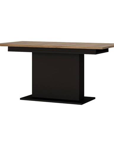 Jedálenský stôl BROLO dub/čierna