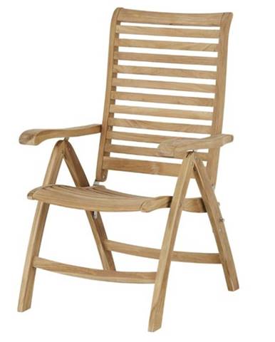 Polohovacia stolička CAMBRIDGE PREMIUM teakové drevo