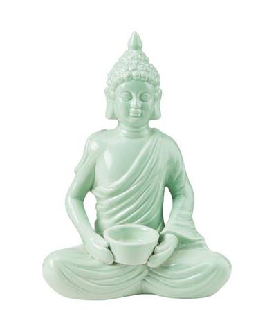 BUDDHA Svietnik na čajovú sviečku Buddha 28,5 cm