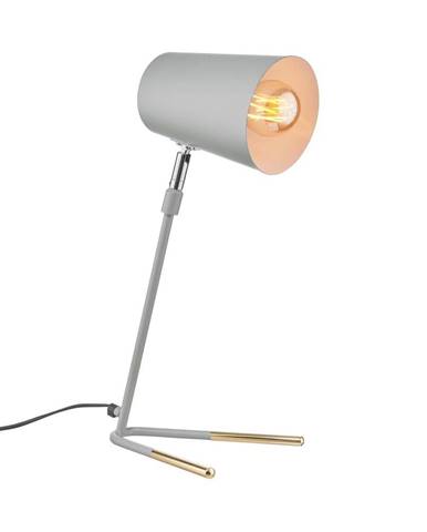 LUXA Stolná lampa 47 cm - šedá/zlatá