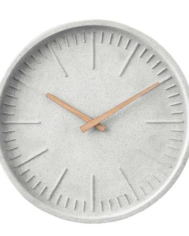WALL COUTURE Nástenné hodiny, betónový vzhľad 30 cm